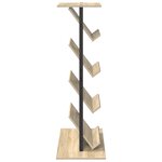 vidaXL Étagère à magazines Chêne Sonoma 68 x 40 x 123 5 cm