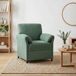 vidaXL Canapé 1 place Vert Mer 88 x 83 x 95 cm Velours