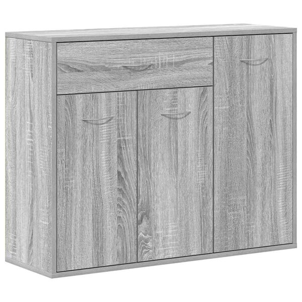 vidaXL Buffet Sonoma gris 88x30x70 cm Bois d'ingénierie