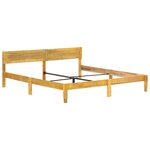 vidaXL Cadre de lit sans matelas bois de manguier massif 200 cm