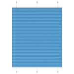 vidaXL Store plissé bleu 110x150 cm largeur du tissu 109 4cm polyester