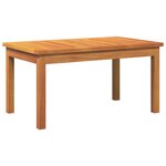 vidaXL Set Bistro 5 pièces avec coussins en bois massif d'acacia