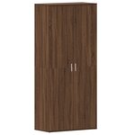 vidaXL Cabinet à chaussures Chêne brun 80x39x180 cm Bois reconstitué
