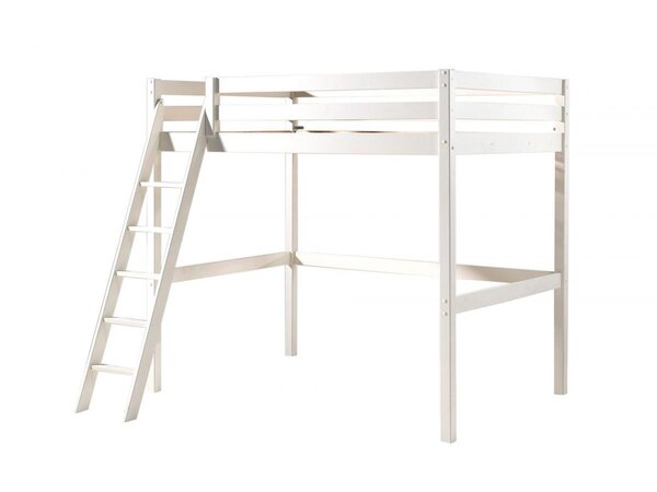 PINO Lit mezzanine 140x200 + Commode 2 portes +  Lit transformable en fauteuil