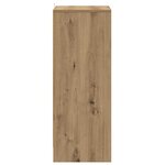 vidaXL Armoire à chaussures chêne artisanal bois d'ingénierie