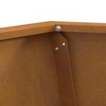 vidaXL Braise Marron 50 x 50 x 40 cm Acier résistant aux intempéries