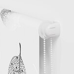 vidaXL Store enrouleur de douche 100x240 cm largeur du tissu 96 cm