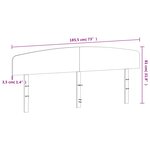 vidaXL Tête de lit blanc 180 cm bois massif de pin