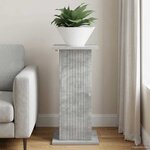 vidaXL Support de Plante Gris béton 30 5 x 30 x 60 5 cm