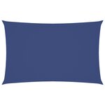 vidaXL Voile de parasol tissu oxford rectangulaire 5x8 m bleu