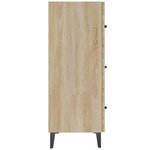 vidaXL Buffet chêne sonoma 69 5x34x90 cm bois d'ingénierie