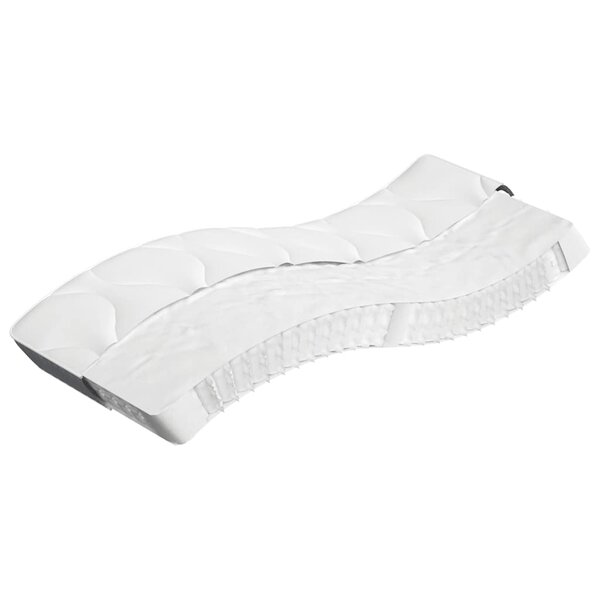 vidaXL Matelas à ressorts ensachés moyen 90x190 cm