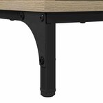 vidaXL Ensemble de mobilier de salle de bain Plaid 3 Pièces Chêne sonoma