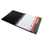 Intercalaires Imprimés Numériques Polypropylène 12/100e - 6 Positions - A4 Maxi - Assorties Vives - Exacompta