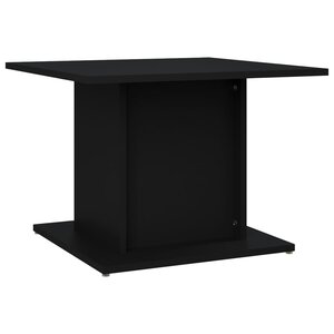 vidaXL Table basse noir 55 5x55 5x40 cm bois d'ingénierie