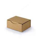 Lot de 200 Boîtes postales d’expédition carton 250x150x100. Coloris Marron