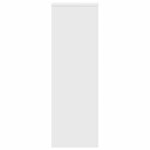 vidaXL Support pour plantes blanc 33x33x100 cm bois d'ingénierie