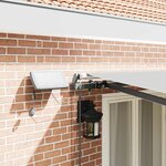vidaXL Auvent avec Anthracite 4 × 3 m Métal