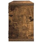 vidaXL Étagères murales cube 4 Pièces Chêne fumé 60x15x23 cm Bois