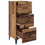 vidaXL Buffet Bois Ancien 34 5 x 34 x 90 cm Bois d'ingénierie