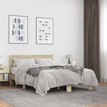 vidaXL Cadre de lit sans matelas chêne sonoma 120x200 cm