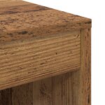 vidaXL Bureau d'écriture rustique Finition vieux bois Bois 80 x 40 x 76 cm