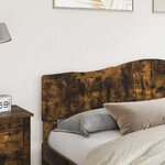 vidaXL Tête de lit Chêne fumé 180 cm Bois d'ingénierie