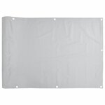 vidaXL Écran d'intimité de balcon gris 800x120 cm PVC