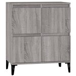 vidaXL Buffet Sonoma gris 60x35x70 cm Bois d'ingénierie