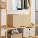 vidaXL Boîte de rangement 6 Pièces Crème 55 x 35 x 32 cm Tissu intissé