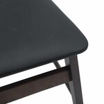 vidaXL Chaise de salle à manger 2 Pièces Marron clair et noir