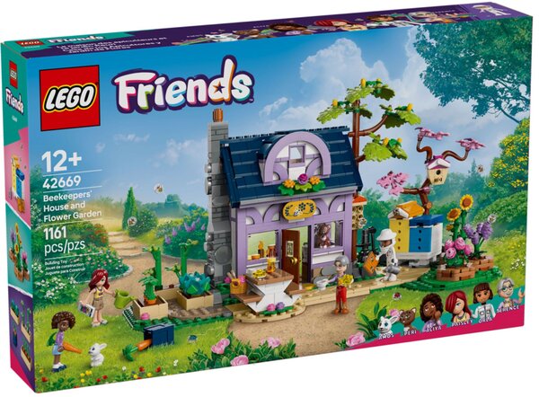 LEGO Friends - Maison des Apiculteurs et Jardin Fleuri - Set de Construction 42669 pour Enfants