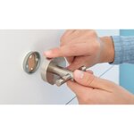 Stockeur ® Moon pour Papier Toilette Mat Arrondi Sans Perçage x 5 TESA