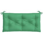 vidaXL Coussins de banc jardin lot de 2 vert 100x50x7 cm tissu Oxford