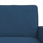 vidaXL Canapé 2 Pièces Bleu 182 x 80 x 82 cm tissu