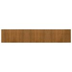 vidaXL Tapis rectangulaire marron 60x300 cm bambou