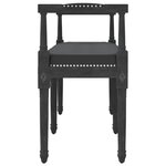 Banc banquette 110 x 40 x 70 cm velours noir 02_0010664