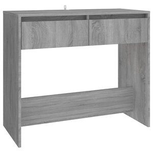 vidaXL Table console sonoma gris 89x41x76 5 cm bois d'ingénierie