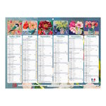 Calendrier Mural 2026 - 22 x 29.5 cm - Fleurs et Oiseaux