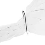 vidaXL Tunnels en filet 3 Pièces 1 5x5 m fibre de verre et PP