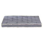 vidaXL Coussin de canapé palette Bleu 120x80x10 cm