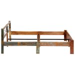 vidaXL Cadre de lit sans matelas Bois de récupération massif 180x200cm