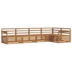 vidaXL Ensemble de canapés d'extérieur 5 pc Naturel