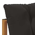 vidaXL 2 pc Canapé d’extérieur milieu et coin Naturel