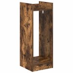 vidaXL Support de Plante 2 pièces Chêne fumé 30 x 30 x 80 cm