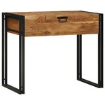 vidaXL Table de toilette 90x50x75 cm Bois massif d'acacia
