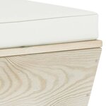 vidaXL Salon de jardin palette 7 Pièces avec coussins bois d'épicéa