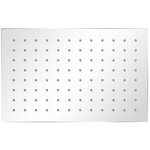 vidaXL Pomme de douche plongeante 2 Pièces Acier inoxydable 20x30 cm