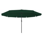 Parasol de jardin vidaXL ø395x245 cm Vert
