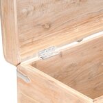 vidaXL Coffre de rangement 90x40x40 cm bois d'acacia solide